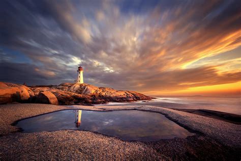 Peggy's Cove Sunset Photograph by Magda Bognar - Fine Art America