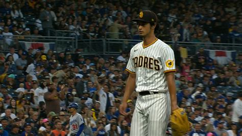 Yu Darvish's seven strikeouts