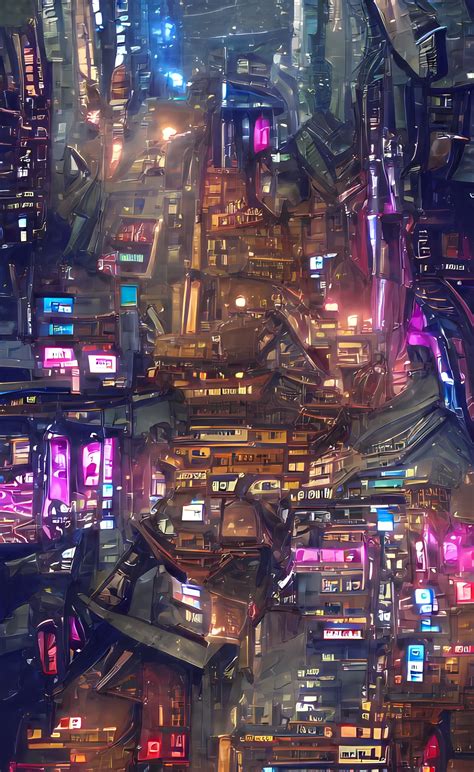 ArtStation - CyberPunk Mega city 340 texture pack | Artworks