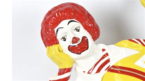 Ronald Mcdonald Fiberglass Statue 58x28 at The Road Art Auction 2015 as S202 - Mecum Auctions