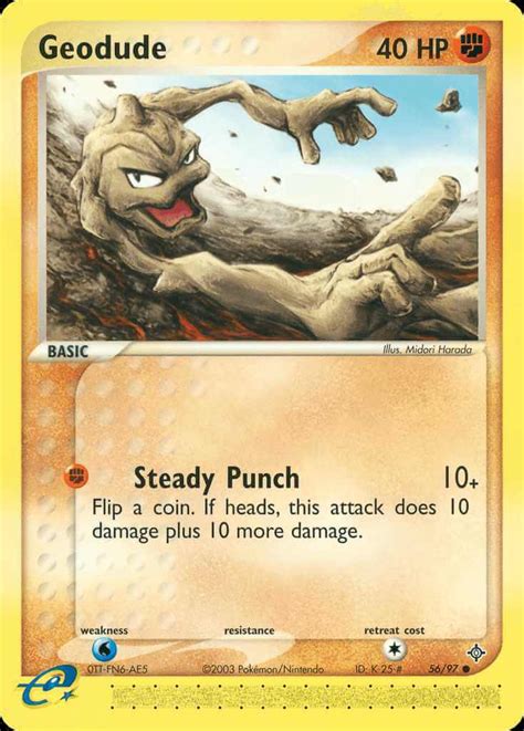 Geodude (ex3-56) - Pokémon Card Database - PokemonCard