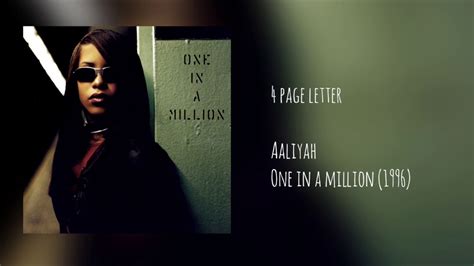 Aaliyah - 4 Page Letter - YouTube