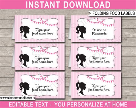 Printable Barbie Labels | ubicaciondepersonas.cdmx.gob.mx