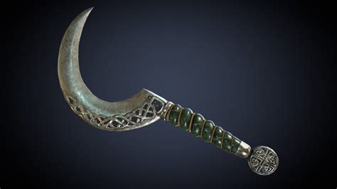 Weylin Sickle Blade - Buy Royalty Free 3D model by Ine Kiebooms (@IneKiebooms) [ce7383c ...