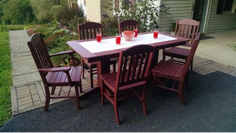 A & L Furniture Co. Recycled Plastic 6' Dining Table - Rocking Furniture