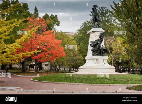 Rochambeau Statue Lafayette Park ,Washington DC Stock Photo - Alamy