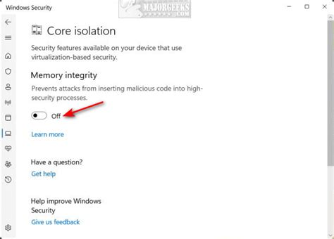 How to Turn Core Isolation Memory Integrity On or Off in Windows 10 ...