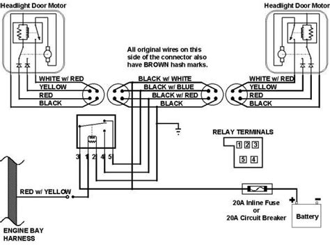 67 Camaro headlight Wiring Harness Schematic | This is the 1967 wiring ...