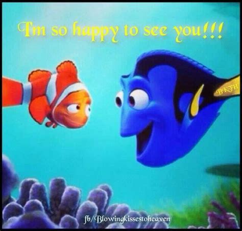 Happy to see You | Finding dory, Finding nemo characters, Finding nemo