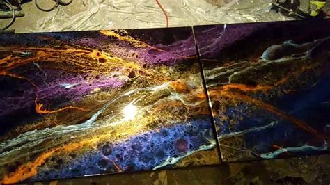 STUNNING! Large Resin Art Panels ! - YouTube