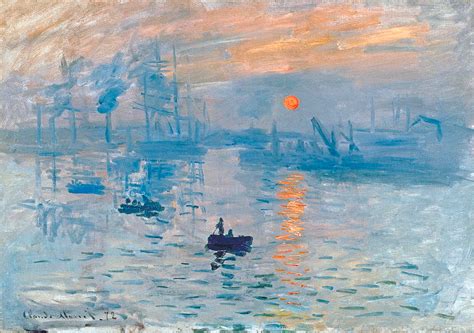 Claude Monet Impression Sunrise high Resolution Original - Etsy