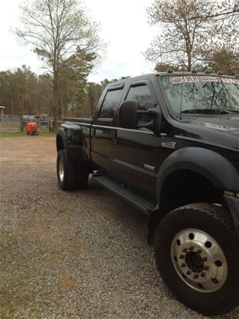 Buy used Ford F550 diesel Lariat 4x4 crew cab Lifted Black Dually DRW ...