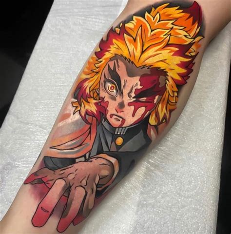 demon slayer rengoku Tattoo | Anime tattoos, Slayer tattoo, Geek tattoo