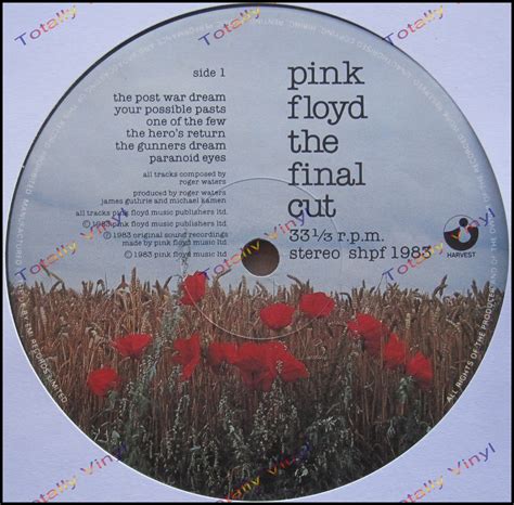 Totally Vinyl Records || Pink Floyd - The final cut LP