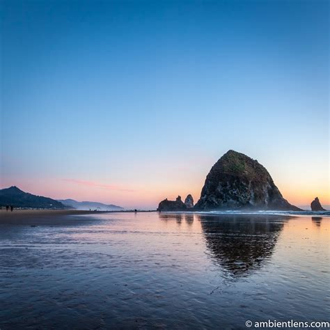 Haystack Rock at Sunset 4 (SQ) – Ambient Lens