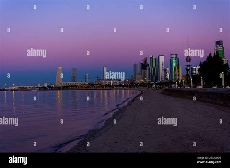 Beautiful landscape of Shuwaikh beach in city of Kuwait Stock Photo - Alamy