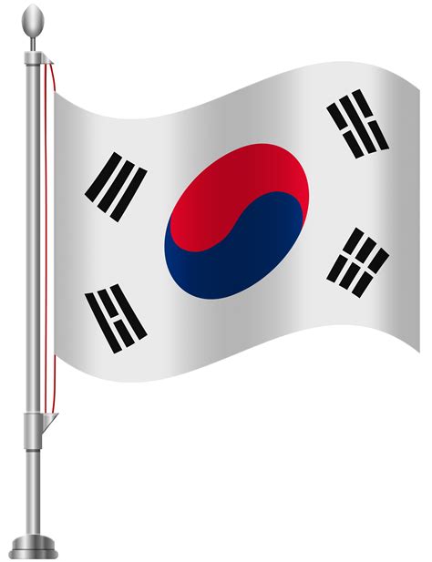 South Korea Flag PNG Clip Art - Best WEB Clipart