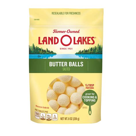 Land O Lakes Salted Butter Balls - Shop Butter & margarine at H-E-B