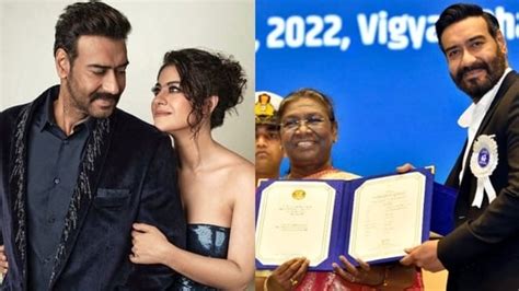 Kajol reacts to Ajay Devgn receiving National Film Award: ‘Looking good ...