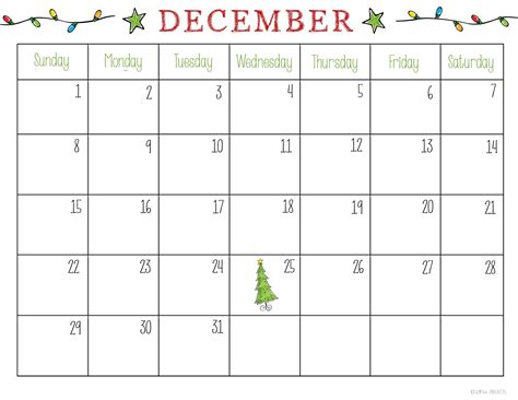 free printable christmas planner also cute december 2015 ...