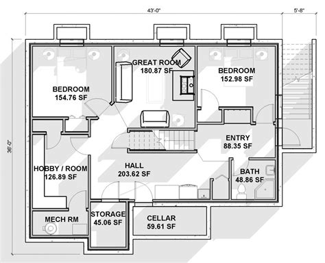 Best Of House Plans With Full Basement - New Home Plans Design