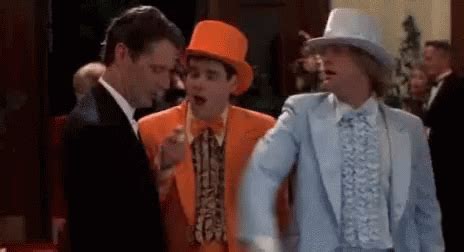 Dumb And Dumber Suits Gif