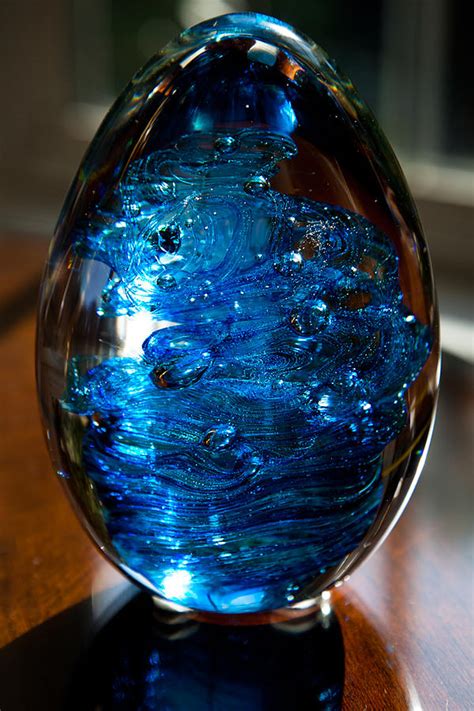 Solid Glass Sculpture E7 Glass Art by David Patterson - Pixels