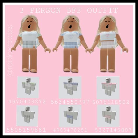 Roblox Trio Outfits