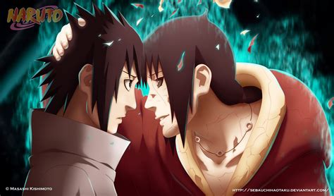 Itachi & Sasuke Uchiha Naruto 4K Ultra HD Wallpaper by Sebastián Emanuel