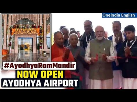 PM Modi inaugurates Maharishi Valmiki International Airport Ayodhya Dham