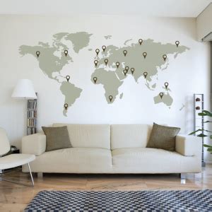17 Cool Ideas For World Map Wall Art – Live Diy Ideas