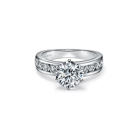 The Tiffany® Setting with a diamond band: world's most iconic ...