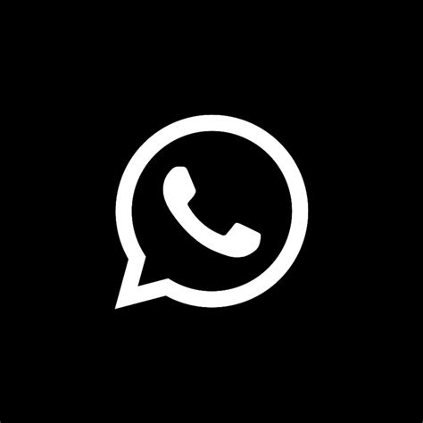 WhatsApp black icon | Ícones personalizados, Simbolo de telefone, Ícone de app