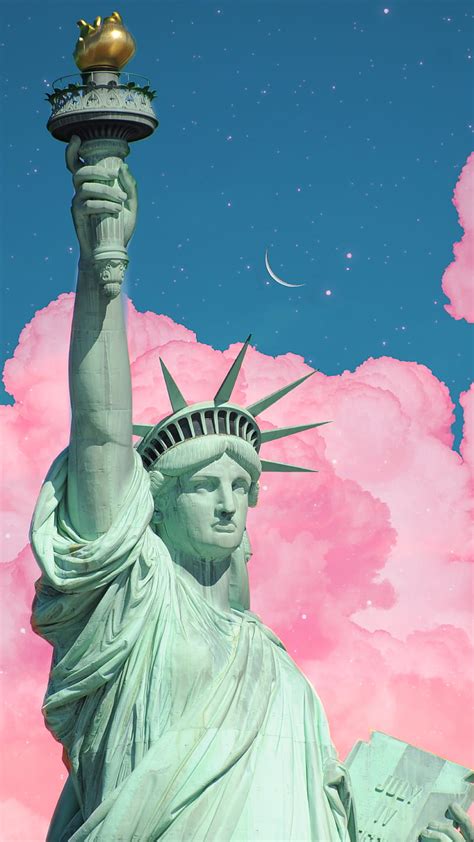 [2024] 🔥Statue Of Liberty Apple Manhattan Statue Texas York Aesthetic (800x1422) - #257180