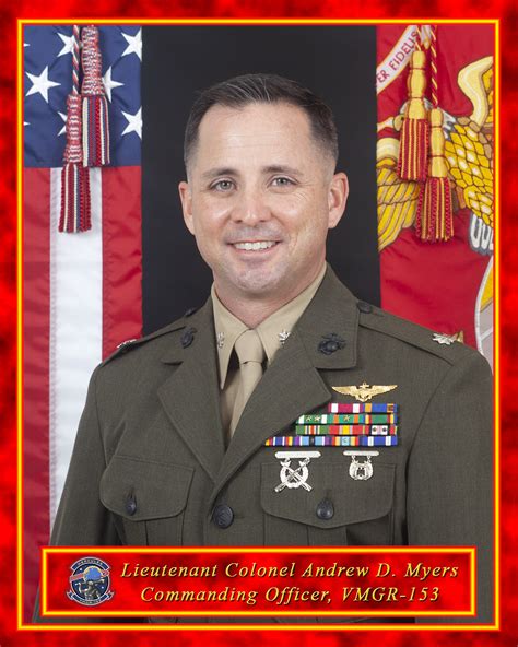 Lieutenant Colonel Andrew D. Myers > 1st Marine Aircraft Wing ...