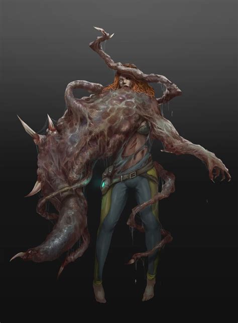 ArtStation - Zombie concept, Plutus Su | Scary art, Zombie monster, Mutated human art