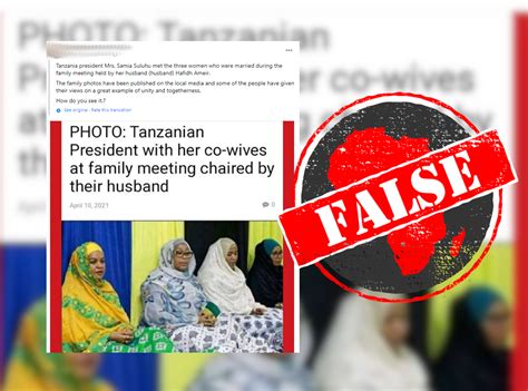 Photo of Tanzanian president Samia Suluhu Hassan ‘with co-wives’? No ...