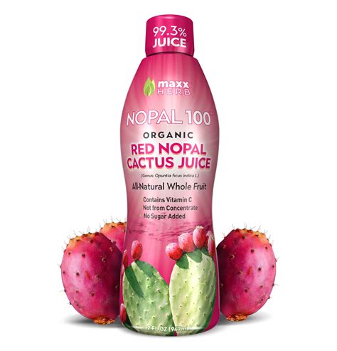 Buy Maxx Nopal Cactus Juice, Prickly Pear Juice – Antioxidant Super ...