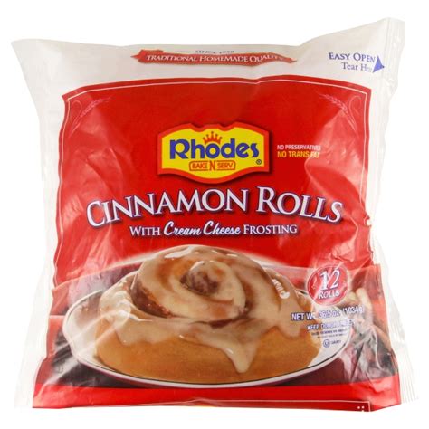 rhodes frozen cinnamon rolls with vanilla pudding