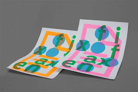 silk-screen printing posters on Behance
