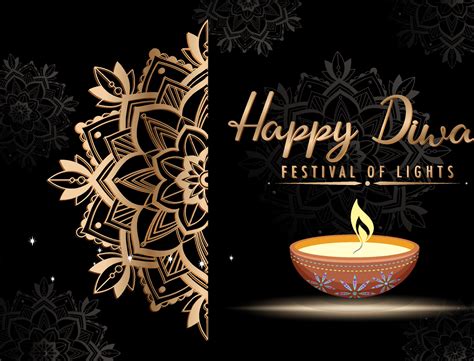 Happy Diwali festival of lights poster 7108822 Vector Art at Vecteezy