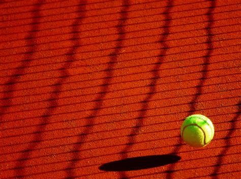 Tennis Ball on Tennis Racket on Floor · Free Stock Photo