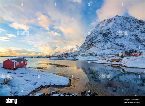 Fishermen's houses in A, Moskenes, Moskenesoya, Lofoten, Nordland, Norway Stock Photo - Alamy