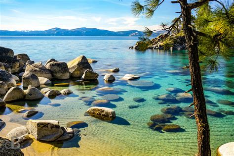 I hear we are doing Lake Tahoe today? Here is Secret Cove on the Nevada ...