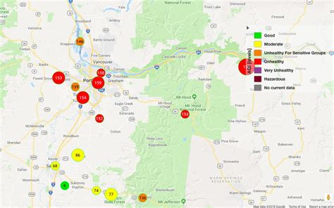 Stay Inside Today: As Smoke From Nearby Wildfires Covers Portland, Air Quality Reaches Unhealthy ...