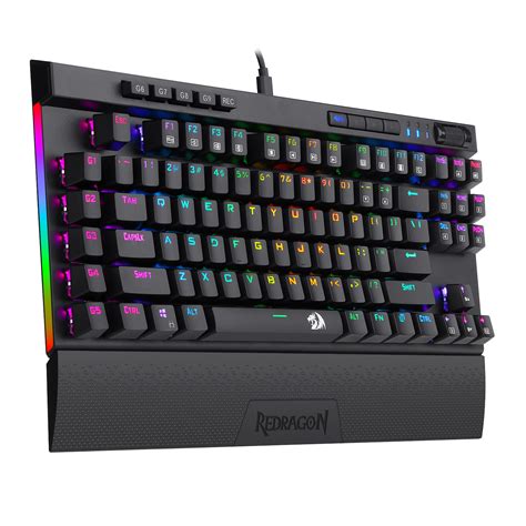 Redragon K587-PRO 87 Keys Compact RGB TKL Mechanical Gaming Keyboard ...