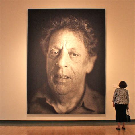 Philip Glass | Philip Glass by Chuck Close by Kevin Dooley. | Kevin Dooley | Flickr