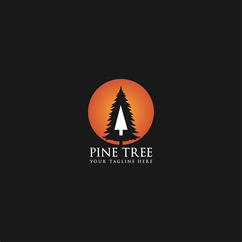 pine tree logo vector 24628230 Vector Art at Vecteezy