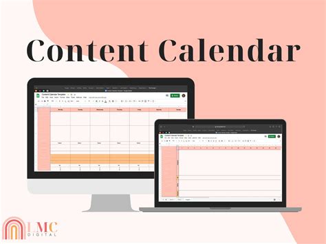 Content Calendar Template Google Sheets | Etsy