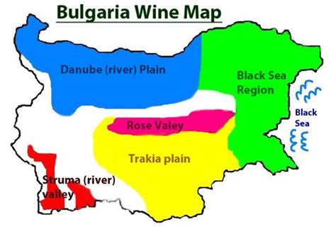 bulgaria 5 wine regions - Google Search | Wine map, Wine region, Oenology